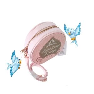 Disney Parks Bippidi Bobbidi Boutique Pink Circle Crossbody Bag Purse